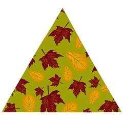 Golden Autumn Wooden Puzzle Triangle by Daria3107