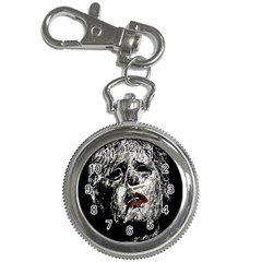 Creepy Head Sculpture Artwork Key Chain Watches by dflcprintsclothing