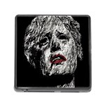 Creepy Head Sculpture Artwork Memory Card Reader (Square 5 Slot) Front