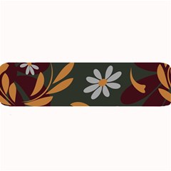 Folk Flowers Pattern Floral Surface Design Large Bar Mats by Eskimos