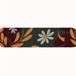 Folk flowers pattern Floral surface design Large Bar Mats 32 x8.5  Bar Mat