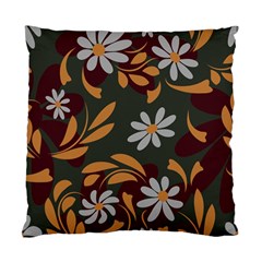 Folk Flowers Pattern Floral Surface Design Standard Cushion Case (two Sides) by Eskimos