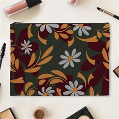 Folk Flowers Pattern Floral Surface Design Cosmetic Bag (xl) by Eskimos