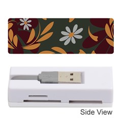 Folk Flowers Pattern Floral Surface Design Memory Card Reader (stick) by Eskimos