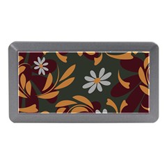 Folk Flowers Pattern Floral Surface Design Memory Card Reader (mini) by Eskimos