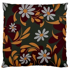 Folk Flowers Pattern Floral Surface Design Standard Flano Cushion Case (two Sides) by Eskimos