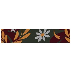 Folk Flowers Pattern Floral Surface Design Small Flano Scarf by Eskimos