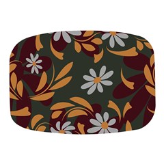 Folk Flowers Pattern Floral Surface Design Mini Square Pill Box by Eskimos