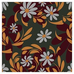 Folk Flowers Pattern Floral Surface Design Lightweight Scarf  by Eskimos