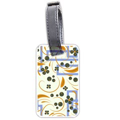 Folk Flowers Pattern Floral Surface Design Luggage Tag (one Side) by Eskimos