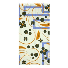 Folk Flowers Pattern Floral Surface Design Shower Curtain 36  X 72  (stall)  by Eskimos