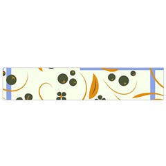 Folk flowers pattern Floral surface design Small Flano Scarf