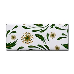 Folk Flowers Pattern Floral Surface Design Hand Towel by Eskimos