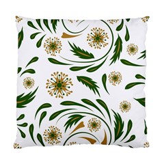 Folk flowers pattern Floral surface design Standard Cushion Case (One Side)