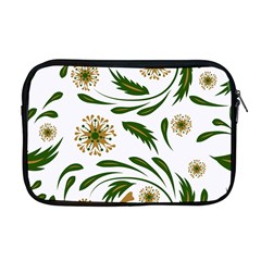 Folk flowers pattern Floral surface design Apple MacBook Pro 17  Zipper Case