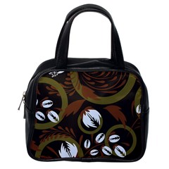 Folk Flowers Pattern Floral Surface Design Classic Handbag (one Side) by Eskimos