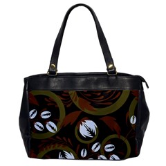 Folk Flowers Pattern Floral Surface Design Oversize Office Handbag by Eskimos