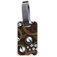 Folk Flowers Pattern Floral Surface Design Luggage Tag (two Sides) by Eskimos