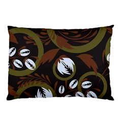 Folk Flowers Pattern Floral Surface Design Pillow Case (two Sides) by Eskimos