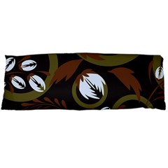 Folk Flowers Pattern Floral Surface Design Body Pillow Case (dakimakura) by Eskimos