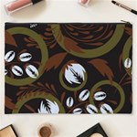 Folk flowers pattern Floral surface design Cosmetic Bag (XXXL) Back