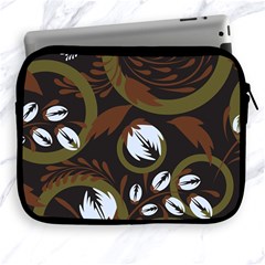 Folk Flowers Pattern Floral Surface Design Apple Ipad 2/3/4 Zipper Cases by Eskimos