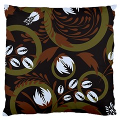 Folk Flowers Pattern Floral Surface Design Standard Flano Cushion Case (two Sides) by Eskimos