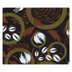 Folk Flowers Pattern Floral Surface Design Double Sided Flano Blanket (small)  by Eskimos