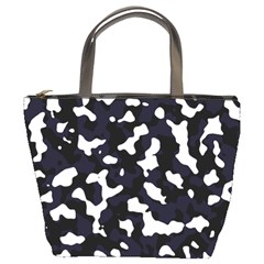 Camouflage Bleu Bucket Bag by kcreatif