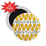 Juicy Yellow Pear 2.25  Magnets (10 pack)  Front