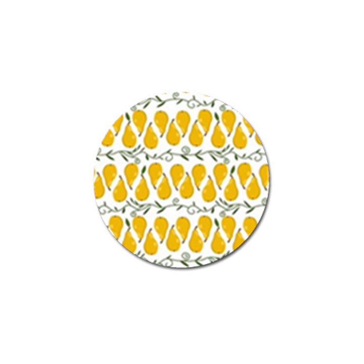 Juicy Yellow Pear Golf Ball Marker