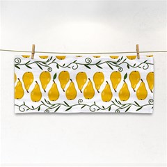 Juicy Yellow Pear Hand Towel by SychEva