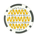 Juicy Yellow Pear Poker Chip Card Guard (10 pack) Front