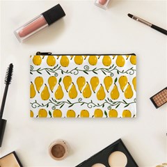 Juicy Yellow Pear Cosmetic Bag (small) by SychEva