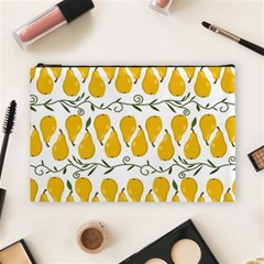 Juicy Yellow Pear Cosmetic Bag (large) by SychEva