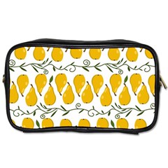 Juicy Yellow Pear Toiletries Bag (one Side) by SychEva