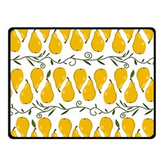 Juicy Yellow Pear Fleece Blanket (small) by SychEva