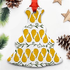 Juicy Yellow Pear Christmas Tree Ornament (two Sides) by SychEva