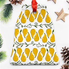 Juicy Yellow Pear Bell Ornament (two Sides) by SychEva