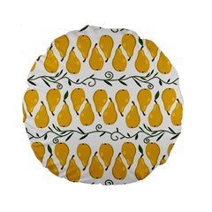 Juicy Yellow Pear Standard 15  Premium Round Cushions by SychEva