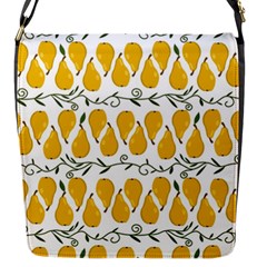 Juicy Yellow Pear Flap Closure Messenger Bag (s) by SychEva