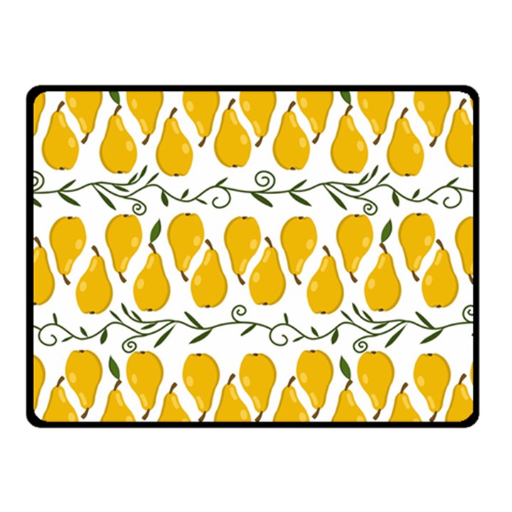 Juicy Yellow Pear Double Sided Fleece Blanket (Small) 