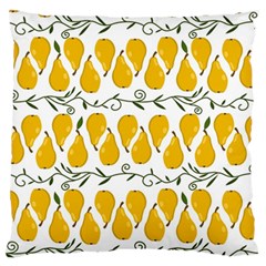 Juicy Yellow Pear Standard Flano Cushion Case (two Sides) by SychEva