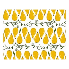 Juicy Yellow Pear Double Sided Flano Blanket (large)  by SychEva