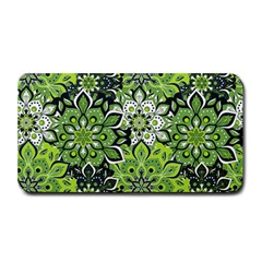 Green Floral Bohemian Vintage Medium Bar Mats by BohoMe