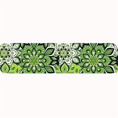 Green Floral Bohemian Vintage Large Bar Mats by BohoMe