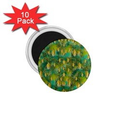 Love To The Flowers And Colors In A Beautiful Habitat 1 75  Magnets (10 Pack)  by pepitasart