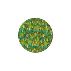 Love To The Flowers And Colors In A Beautiful Habitat Golf Ball Marker by pepitasart