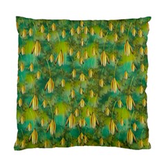 Love To The Flowers And Colors In A Beautiful Habitat Standard Cushion Case (one Side) by pepitasart