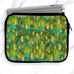 Love To The Flowers And Colors In A Beautiful Habitat Apple Ipad 2/3/4 Zipper Cases by pepitasart